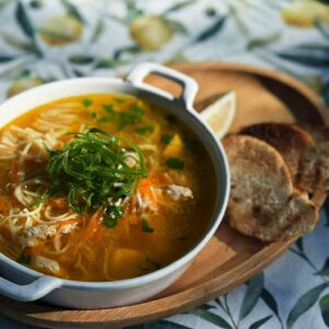 ქათმის წვნიანი ატრიით