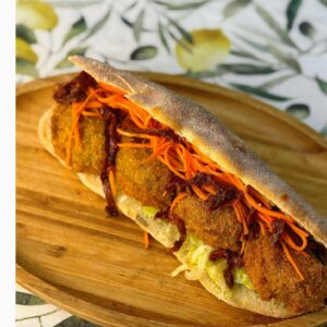 ფალაფელის ვეგანური სენდვიჩი