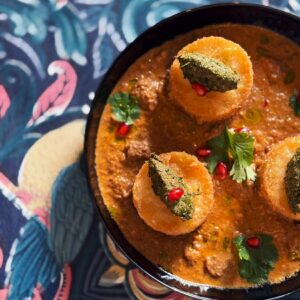 მეგრული ხარჩო შებრაწული ღომით