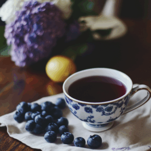 მოცვისა და ფორთოხლის ჩაი